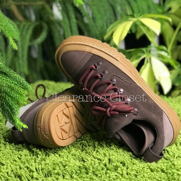 NWT Converse Ctas Descent OX Burnt Umber W AUTHENT - Picture 5 of 7